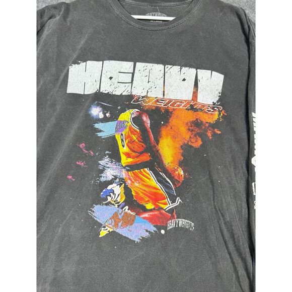 Vintage Kobe Bryant Shirt Men's 2XL Heavyweights Mamba 24 Faded Long Sleeve ** - Picture 7 of 10